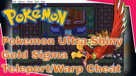 Pokemon Ultra Shiny Gold Sigma Teleport / Warp Cheat Codes.
